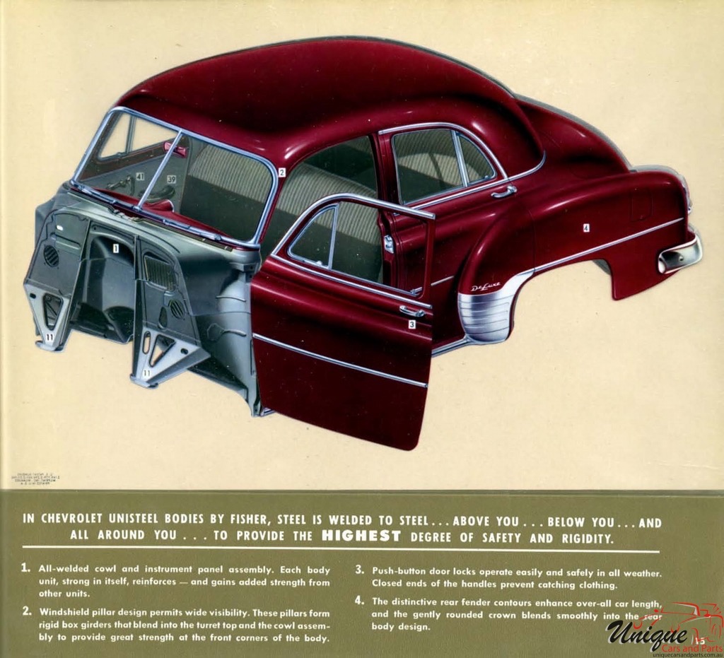 1952 Chevrolet Engineering Features Brochure Page 2
